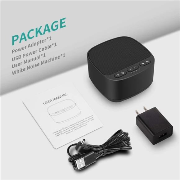 Sleep Sound White Noise Machine with Natural Soothing Sounds and Memory Function - Picture 5 of 6